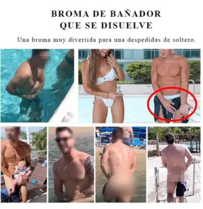 Bañador disuelve en el Agua